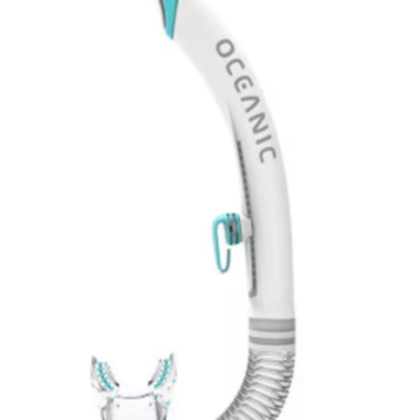 ULTRA SD SNORKEL, WHITE/SEA BLUE